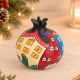 "The Little Christmas Village"- Naive Art Style