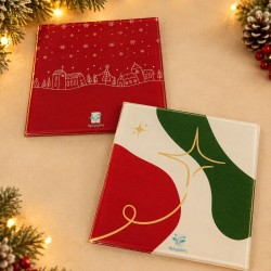 Γυάλινο sous-verre Xmas edition