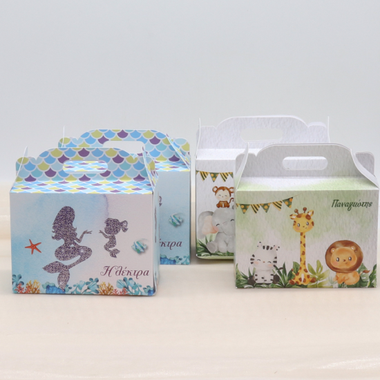 Lunch box χάρτινο στο θέμα της επιλογής σας