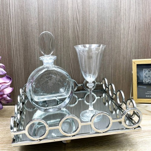 Σετ κουμπάρου silver Mirror