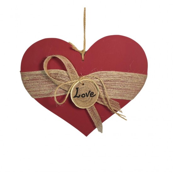 Ξύλινη καρδιά 'LOVE'